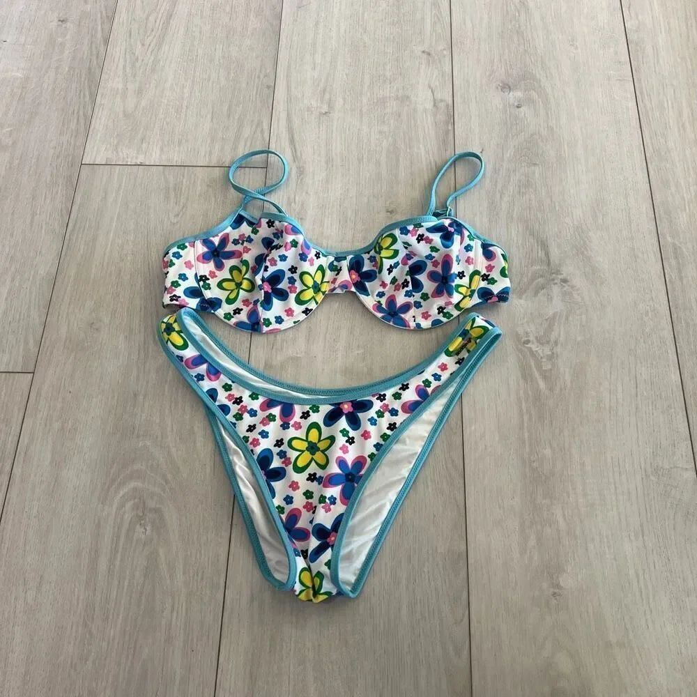 Black bough Fiona High Rise Cheeky Bottoms size XL and top size 2XL